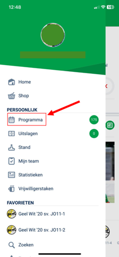 Programma in Voetbal.nl