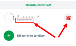 Bevestiging taak kiezen in Voetbal.nl